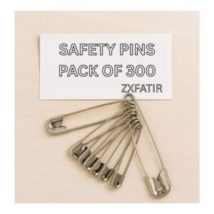 Read more about the article ZxFatir Assorted Safety Pins – 300 Pack, Silver, Small & Large Sizes, Bulk Safety Pins for Clothes, Saree, Women Pin 3 Sizes