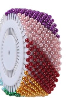 Multicolor Moti Pins for Hijab, Abaya, Burkha & Scarf | Strong Grip Pearl Hijab Pins | Dressmaking, Sewing & Dupatta Fixing Pin for Women – 480 moti-pin