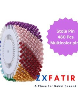 Multicolor Moti Pins for Hijab, Abaya, Burkha & Scarf | Strong Grip Pearl Hijab Pins | Dressmaking, Sewing & Dupatta Fixing Pin for Women – 480 moti-pin
