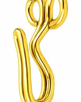Stainless Steel Golden Blouse Hooks – Premium Gold Color Hook Fasteners for Ladies Suits, Chudidars, Dresses, and Kids’ Frocks – Rust-Resistant Sewing Accessories (Golden) – Pack of 200 pcs