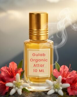 Rose Attar Original | Gulab Itra Attar Perfume Oil 10 ML | Pure Ruh Gulab Attar | Long Lasting Natural Rose Fragrance Oil for Men & Women – Pack of 1