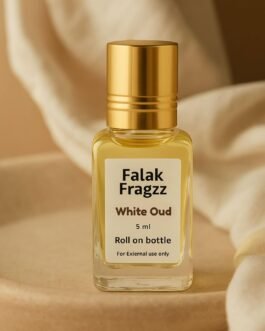 White Oudh Natural Organic Attar Roll On, 5 ml, Special Occasions, Gifting
