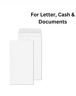 White Envelopes for Letters – A4/A5 Size Stationery Envelopes for Office Use, Documents, Invitations & Formal Mail – Pack of 50