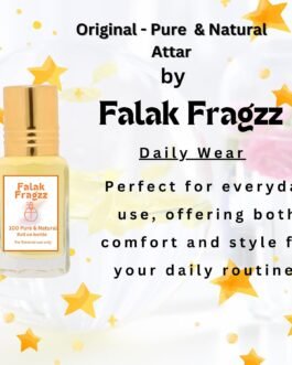 White Oudh Attar Roll On Perfume Oil 5ml for Men & Women | 100% Pure Natural Organic Ittar | Long Lasting Non Alcoholic Fragrance | Arabic Oud Perfume for Daily Use, Eid & Special Occasions Giftin